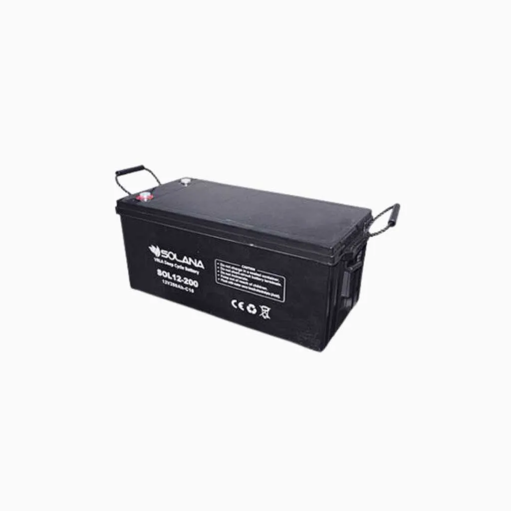 SOLANA - Battery - VRLA - 200AH - C10 - 12 Volt