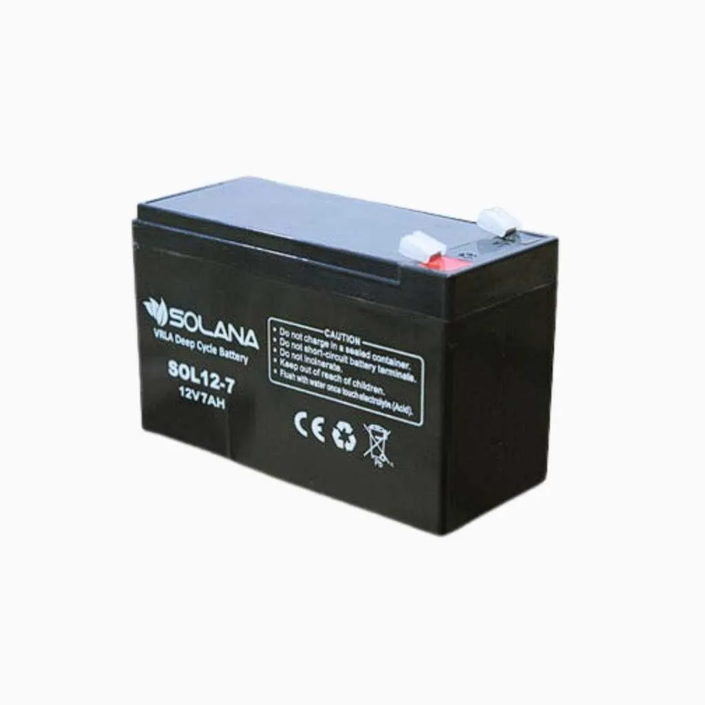 SOLANA - Battery - VRLA - 7AH - 12 Volt