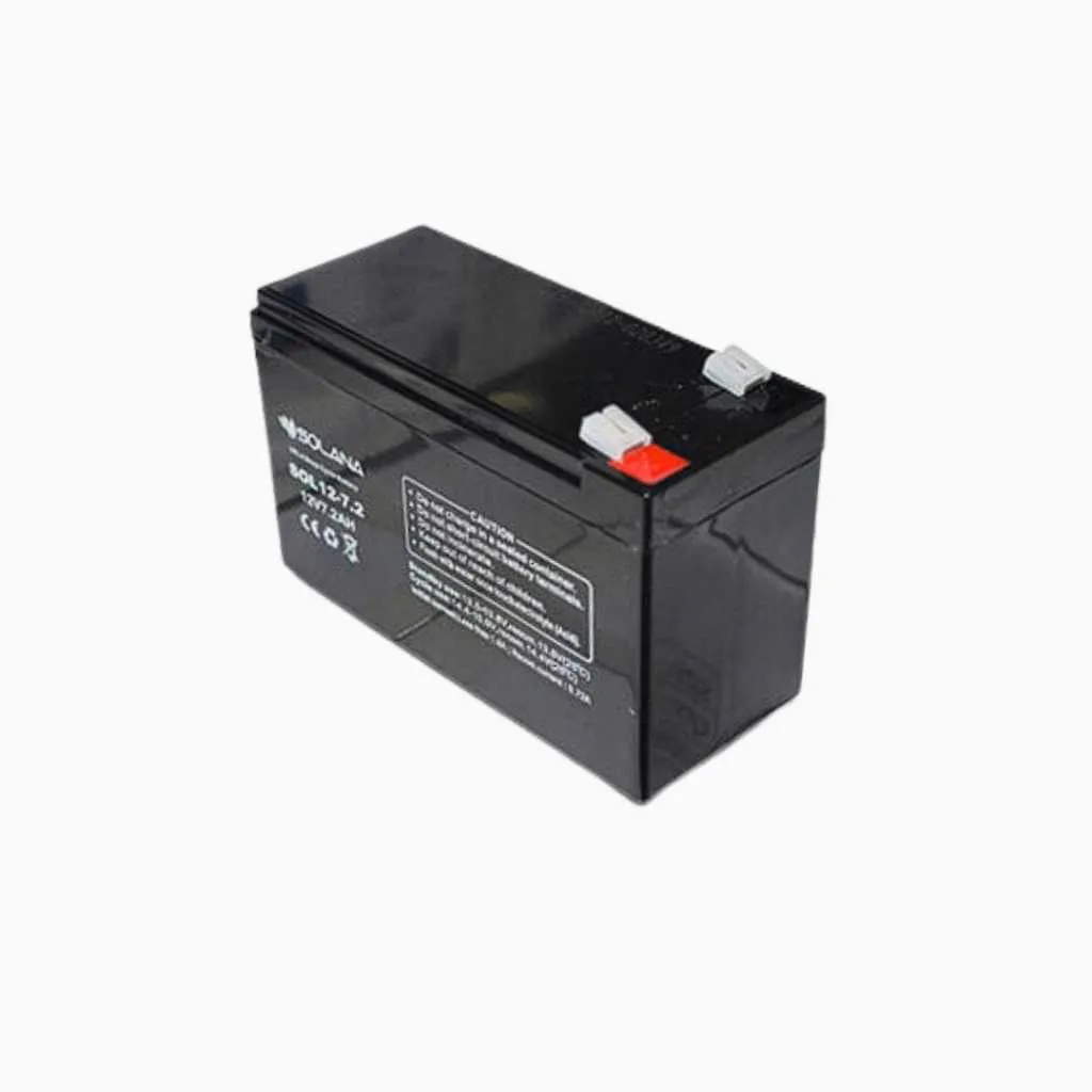 SOLANA - Battery - VRLA - 7.2AH - 12 Volt