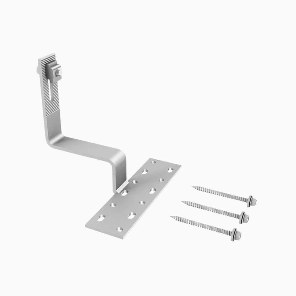 Clenergy PV ezRack SolarRoof Tile Interface with Tile Hook