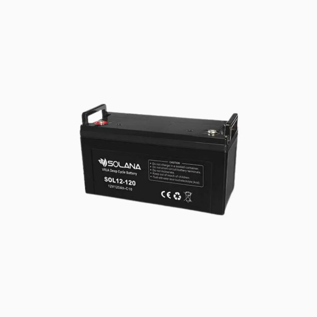 SOLANA - Battery - VRLA - 120AH - C10 - 12 Volt