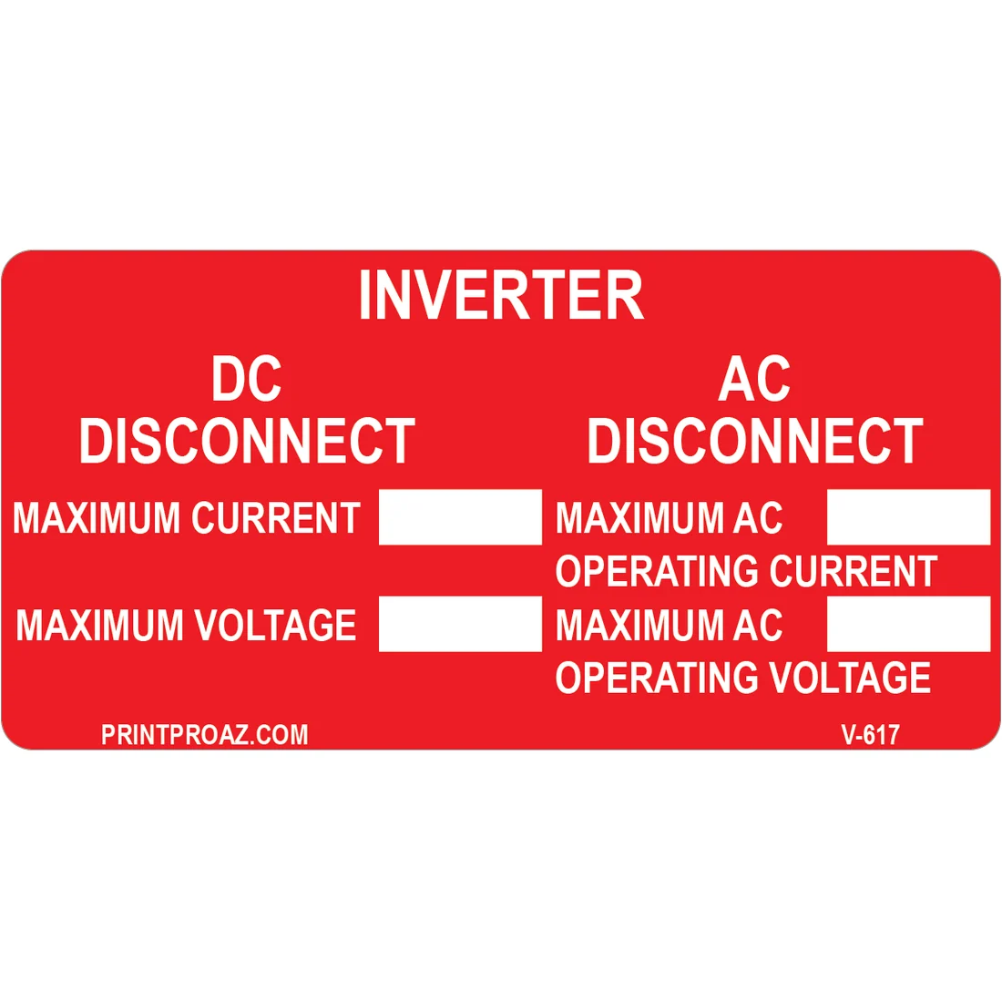 Sign Akrilik Inverter