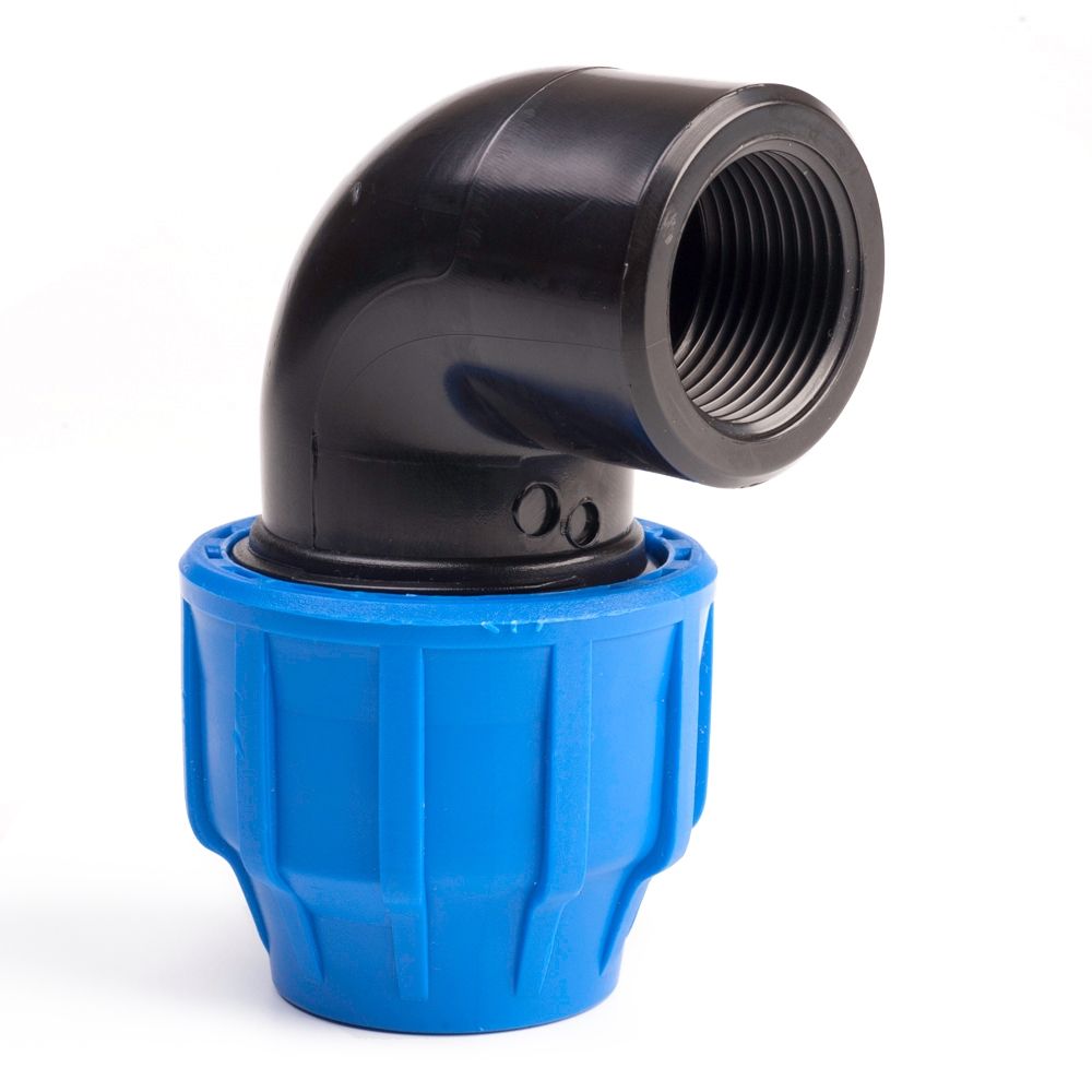 Pipa Female Threaded Elbow 90 degree HDPE 25 mm x 3/4 inch - General
